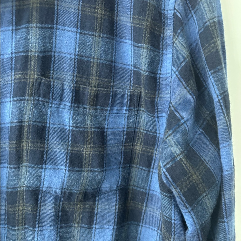 Slate & Stone Blue Plaid Casual Shirt - Picture 7 of 9